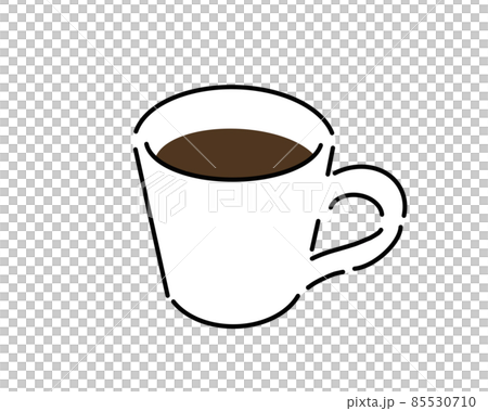 マグカップに入っているホットコーヒー 85530710