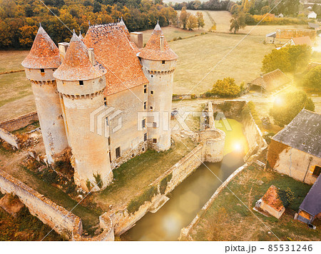Medieval Chateau de Sarzay, France 85531246