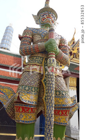 タイ ワット・プラケオ寺院　トッサカーン鬼像 85532653