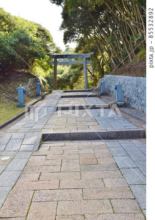 白兎神社参道と鳥居　鳥取 85532892