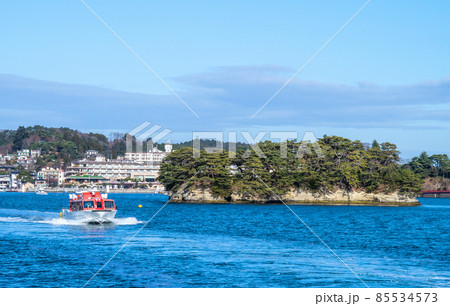 日本三景 松島 松島湾島巡り 経ヶ島と福浦寺 日本三景 松島 松島湾島巡り 経ヶ島と福浦寺 85534573