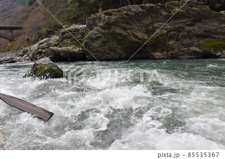 保津川下り 急流 保津川下り 急流 85535367