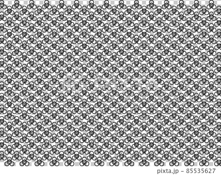 四つ輪崩し　シームレスな和柄の背景のベクターイラスト 85535627
