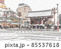 雪の浅草 85537618