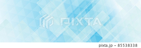 透明感のある抽象的な青いバナー背景 no.01 透明感のある抽象的な青いバナー背景 no.01 85538338
