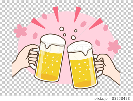 ビール 桜 花見 ビール 桜 花見 85538458