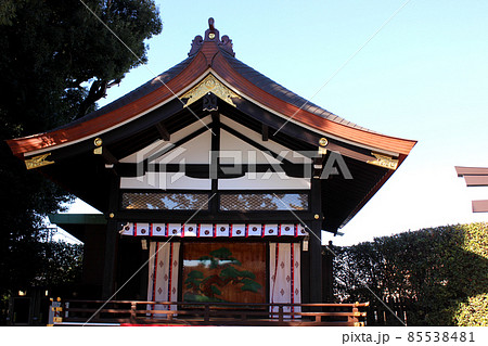 正月の沼袋氷川神社（6） 85538481