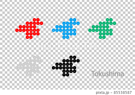 Deformed map with municipalities_Tokushima Prefecture 04 Deformed map with municipalities_Tokushima Prefecture 04 85538587