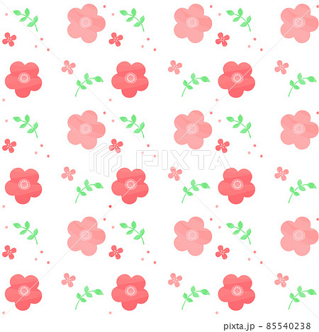 北欧風 花柄 背景素材 シームレスパターン 北欧風 花柄 背景素材 シームレスパターン 85540238