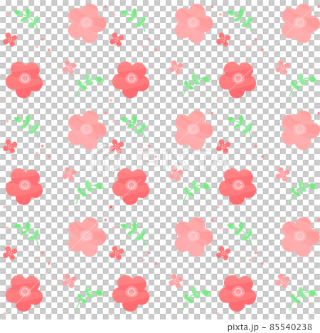 斯堪的納維亞花卉背景材料無縫圖案 85540238