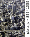 千葉市中央区の本町二丁目交差点上空から千葉中央駅方向を空撮 85541359