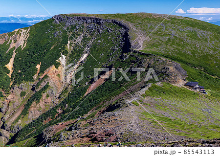 八ヶ岳連峰・横岳稜線から見る硫黄岳 85543113