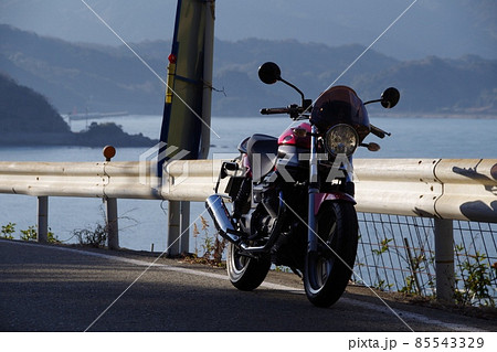 MOTOGUZZI でツーリング 海辺の景色 MOTOGUZZI でツーリング 海辺の景色 85543329