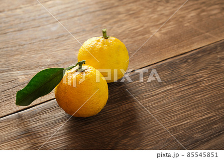 柚子　木目バック 85545851