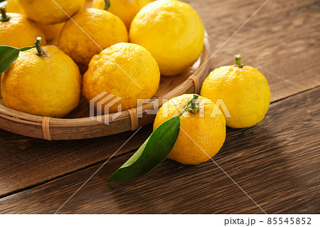 柚子　木目バック 85545852