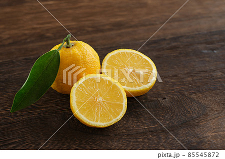 柚子　木目バック 85545872