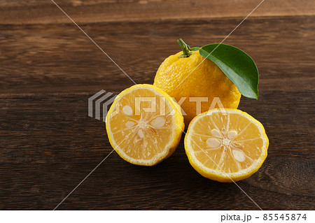 柚子　木目バック 85545874