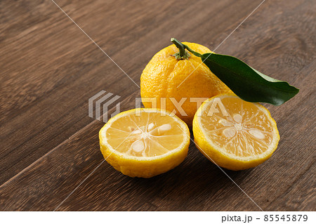 柚子　木目バック 85545879