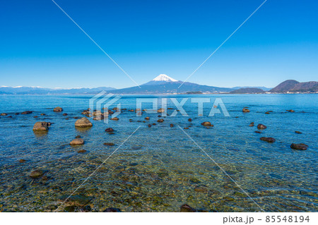 駿河湾越しの富士山 【沼津市】 駿河湾越しの富士山 【沼津市】 85548194