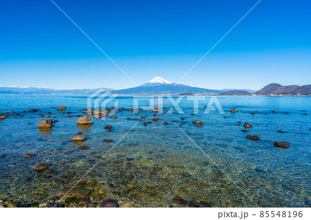 駿河湾越しの富士山 【沼津市】 駿河湾越しの富士山 【沼津市】 85548196