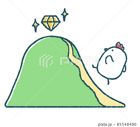 ゆるいにわとりは宝石を目指して山道を歩く ゆるいにわとりは宝石を目指して山道を歩く 85548490