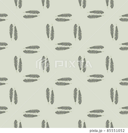 Modern Banana leaf seamless pattern with hand drawn tropical print. Fashionable nature background. Vector illustration for seasonal textile. 85551052