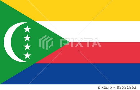Comoros official flag of country