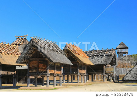 【佐賀県】快晴下の吉野ヶ里歴史公園（蔵と市） 85553479