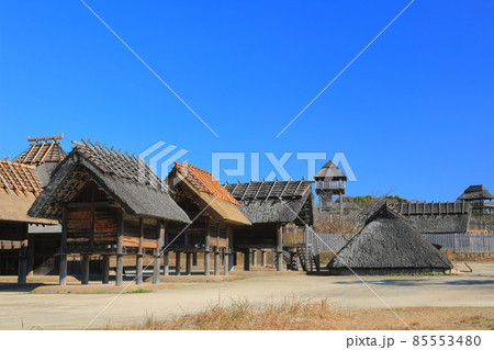 【佐賀県】快晴下の吉野ヶ里歴史公園（蔵と市） 85553480
