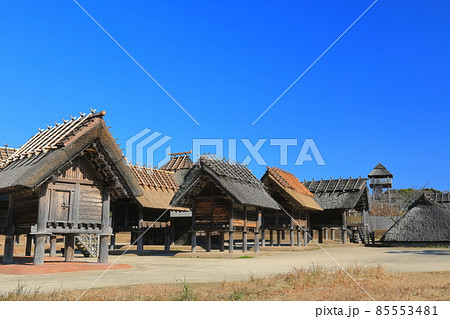 【佐賀県】快晴下の吉野ヶ里歴史公園（蔵と市） 85553481