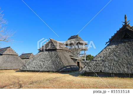【佐賀県】快晴下の吉野ヶ里歴史公園（南内郭） 85553518