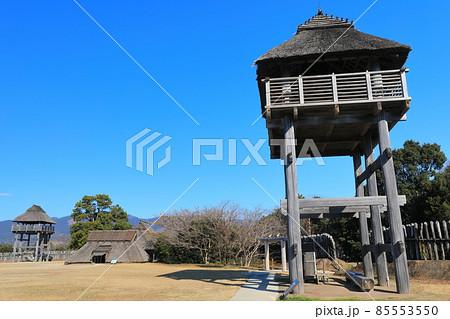 【佐賀県】快晴下の吉野ヶ里歴史公園(南内郭) 【佐賀県】快晴下の吉野ヶ里歴史公園(南内郭) 85553550