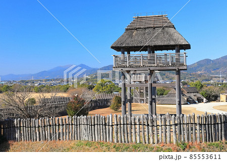 【佐賀県】快晴下の吉野ヶ里歴史公園(南内郭) 【佐賀県】快晴下の吉野ヶ里歴史公園(南内郭) 85553611