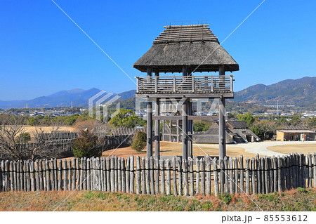 【佐賀県】快晴下の吉野ヶ里歴史公園(南内郭) 【佐賀県】快晴下の吉野ヶ里歴史公園(南内郭) 85553612