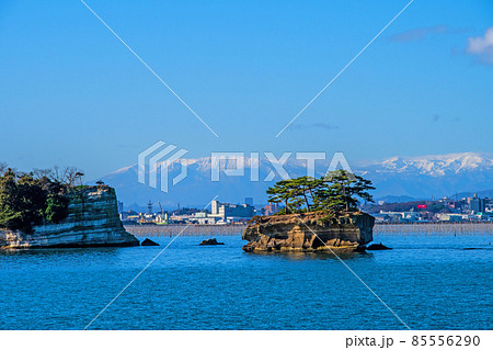 日本三景 松島 松島湾島巡り 材木島とモンド島 日本三景 松島 松島湾島巡り 材木島とモンド島 85556290
