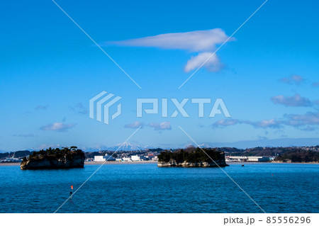 日本三景　松島湾一周　島めぐり　火附島と材木島 85556296