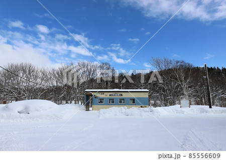北海道　幌延　JR宗谷本線下沼駅 85556609
