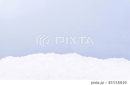 雪と空の背景素材 雪と空の背景素材 85558830