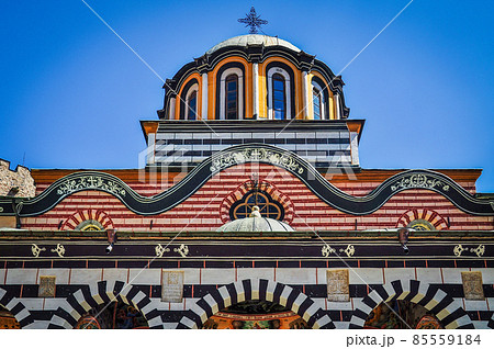 リラ修道院の外観（リラ、ブルガリア） 85559184