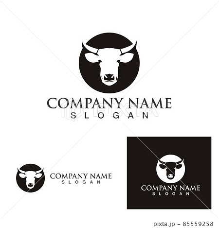 Cow Logo Template vector icon Cow Logo Template vector icon 85559258