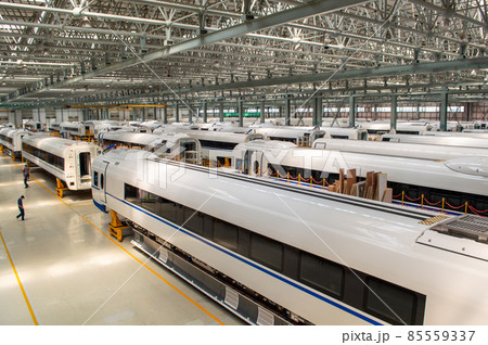 Production hall of CRRC Changchun Railway Vehicles in Changchun, China 85559337