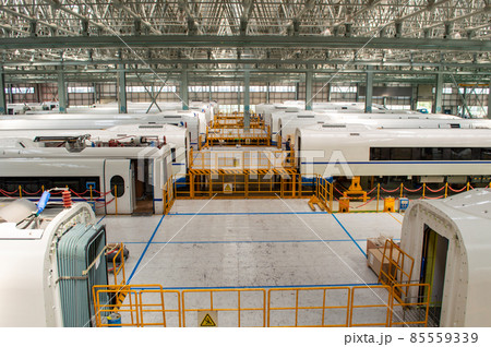 Production hall of CRRC Changchun Railway Vehicles in Changchun, China 85559339