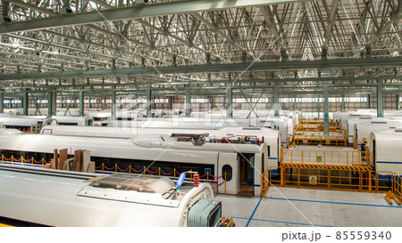 Production hall of CRRC Changchun Railway Vehicles in Changchun, China 85559340