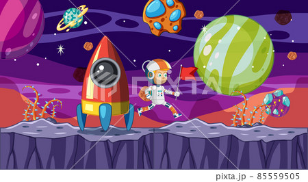 A Game Template Galaxy Space Scene A Game Template Galaxy Space Scene 85559505