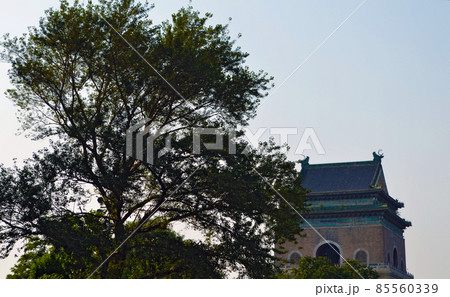 Bell Tower in Beijing, China, built in 1272 during the Yuan dynasty Bell Tower in Beijing, China, built in 1272 during the Yuan dynasty 85560339