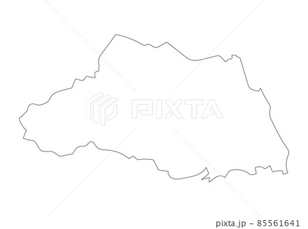 埼玉県の線画