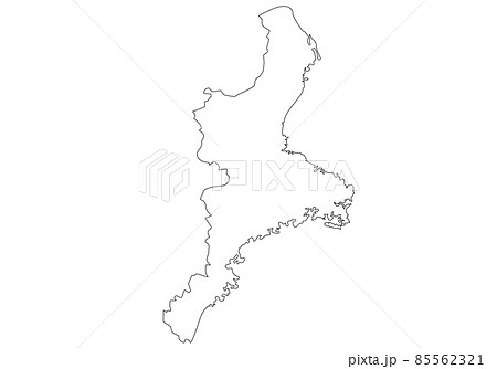 三重県の線画