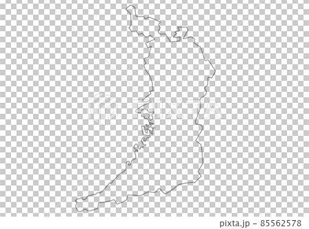 Line drawing of Osaka prefecture 85562578