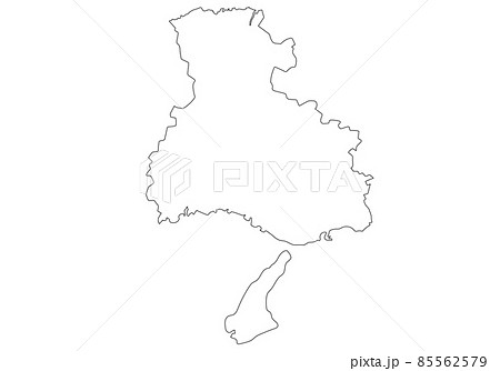 兵庫県の線画