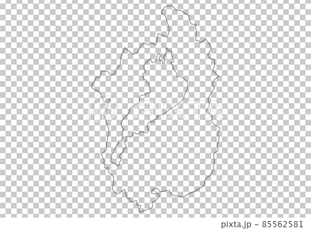 Line drawing of Shiga prefecture 85562581